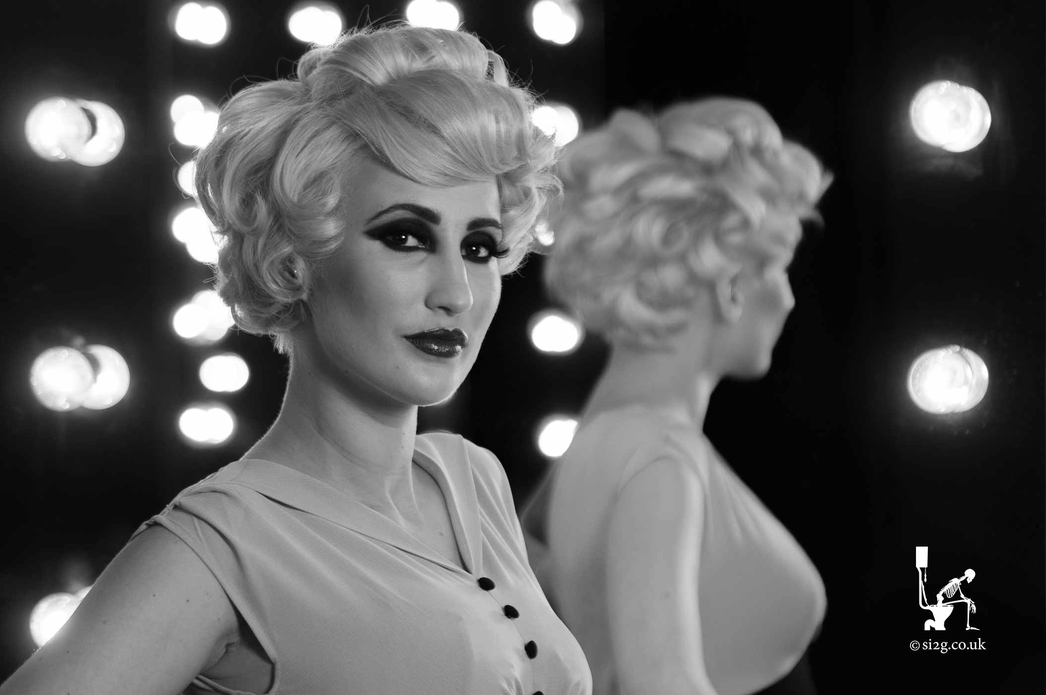 Vintage Hair Stylist - Commissioned by a popular London Hair Studio where a stylist specialises in vintage hair styles.